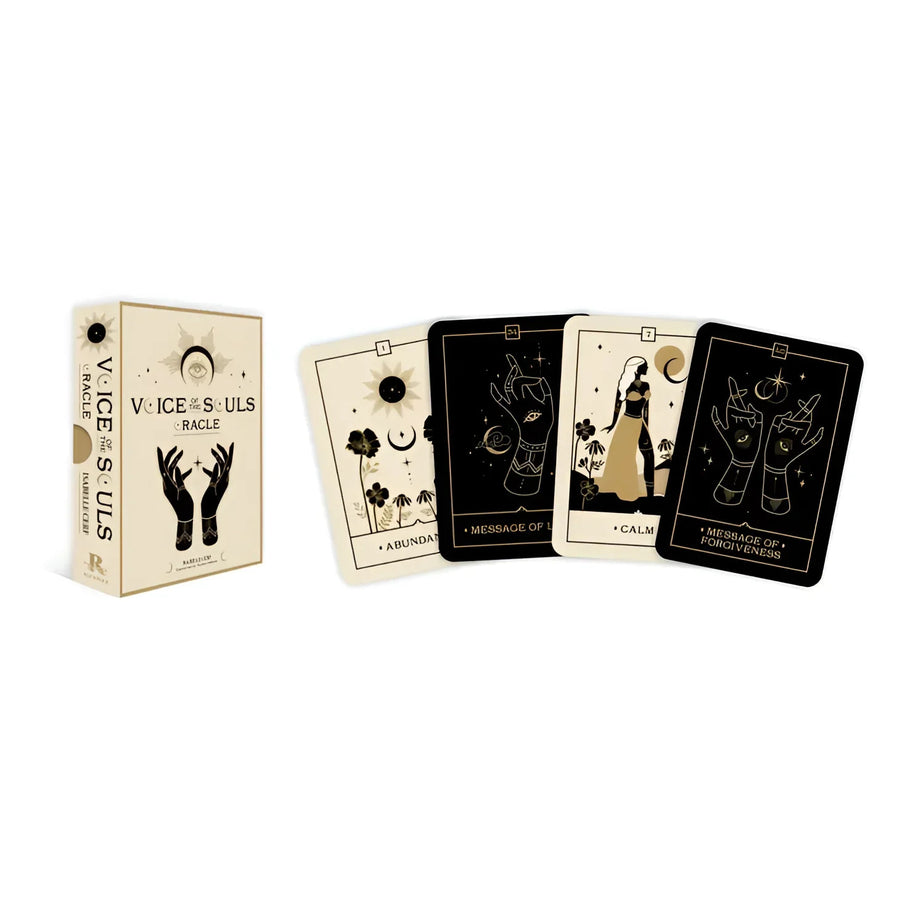 Voice of the Souls Oracle Deck by Isabelle Cerf featuring spirit guides illustrations