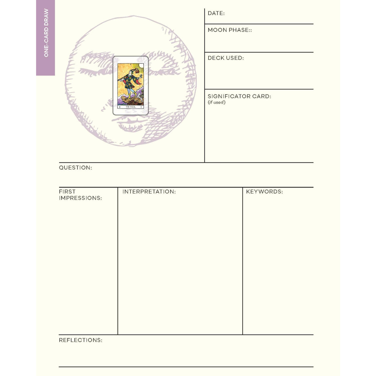The Weiser Tarot Journal: Includes 1,920 Tarot Stickers
