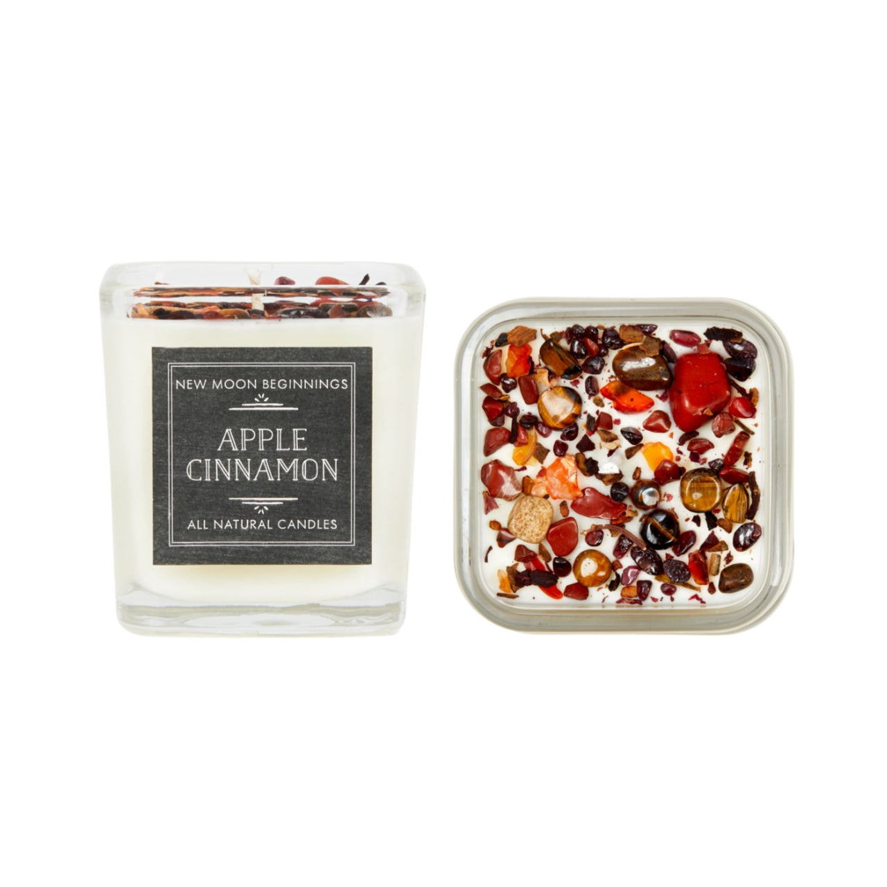 Winter Candles Holiday Candles Soy & Crystal Candles-