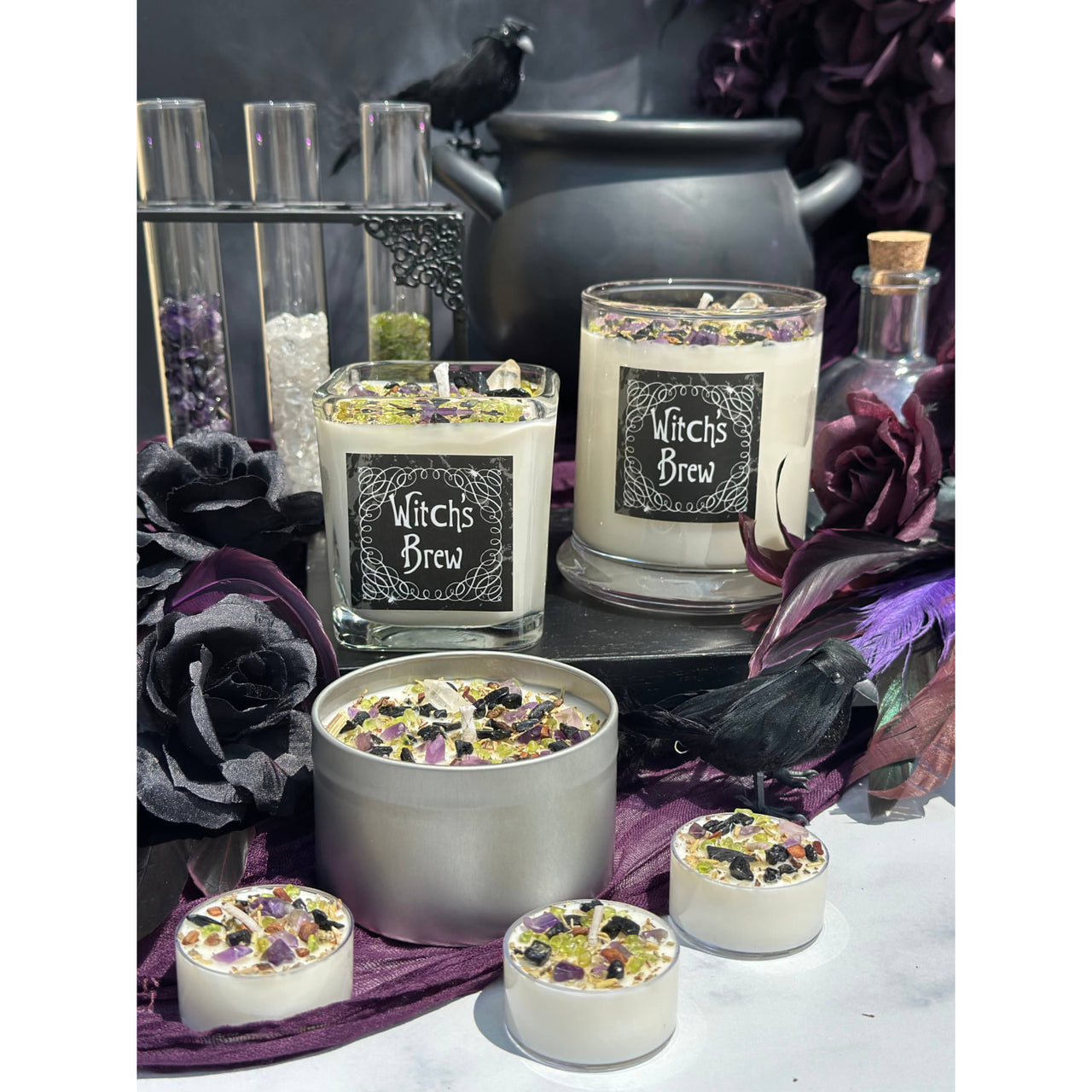 Witch’s Brew Candles - Crystal Candle - 8oz or 12oz