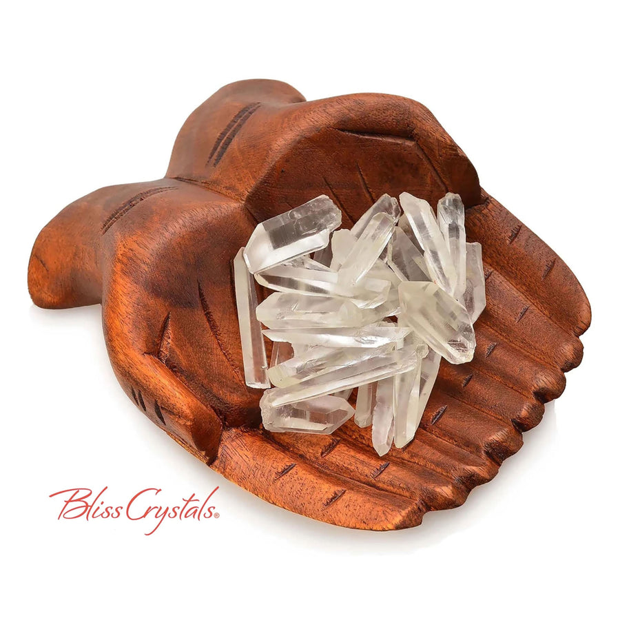 Balinese WOOD OFFERING Hands 8 Hand Carved Bowl for Altar 