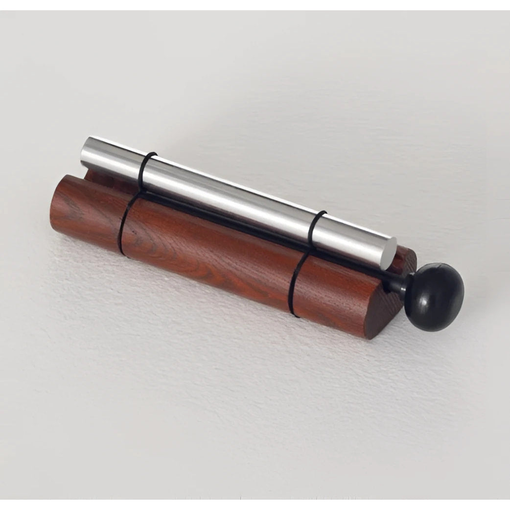 Zenergy Solo Desk Chime Mini Dark Teak Wooden Rolling Pin Woodstock ZENMINI