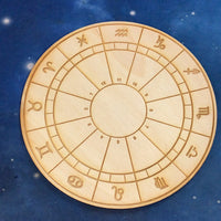 Thumbnail for Wooden clock with Roman numerals from Zodiac Crystal Grid 6’ #K169