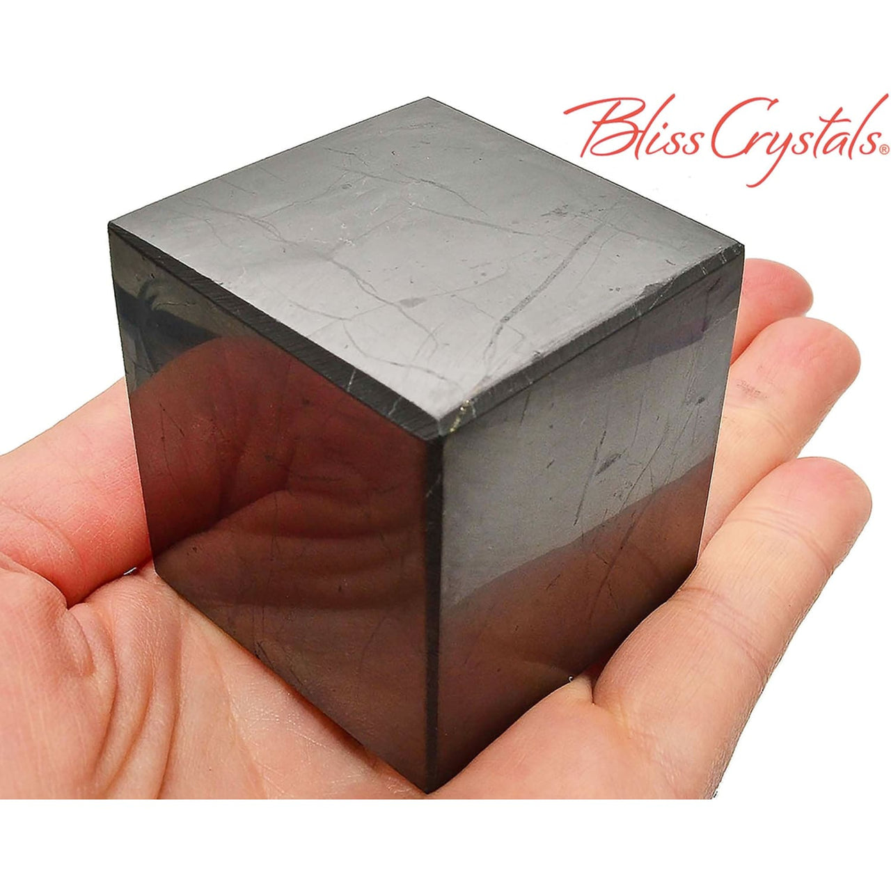 1.6 inch SHUNGITE Cube Polished for Purification #SC36