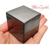 Thumbnail for 1.6 inch SHUNGITE Cube Polished for Purification #SC36