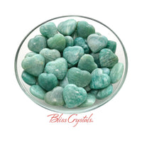 Thumbnail for 1 Amazonite Mini Heart Pocket Stone Healing Crystal and 