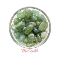 Thumbnail for 1 AQUAMARINE Green Beryl Crystal Tumbled Stone for Courage 