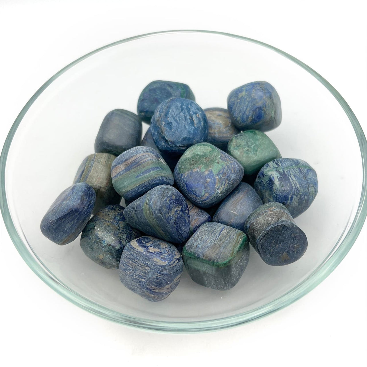  Azurite + Malachite Tumbled Stones.