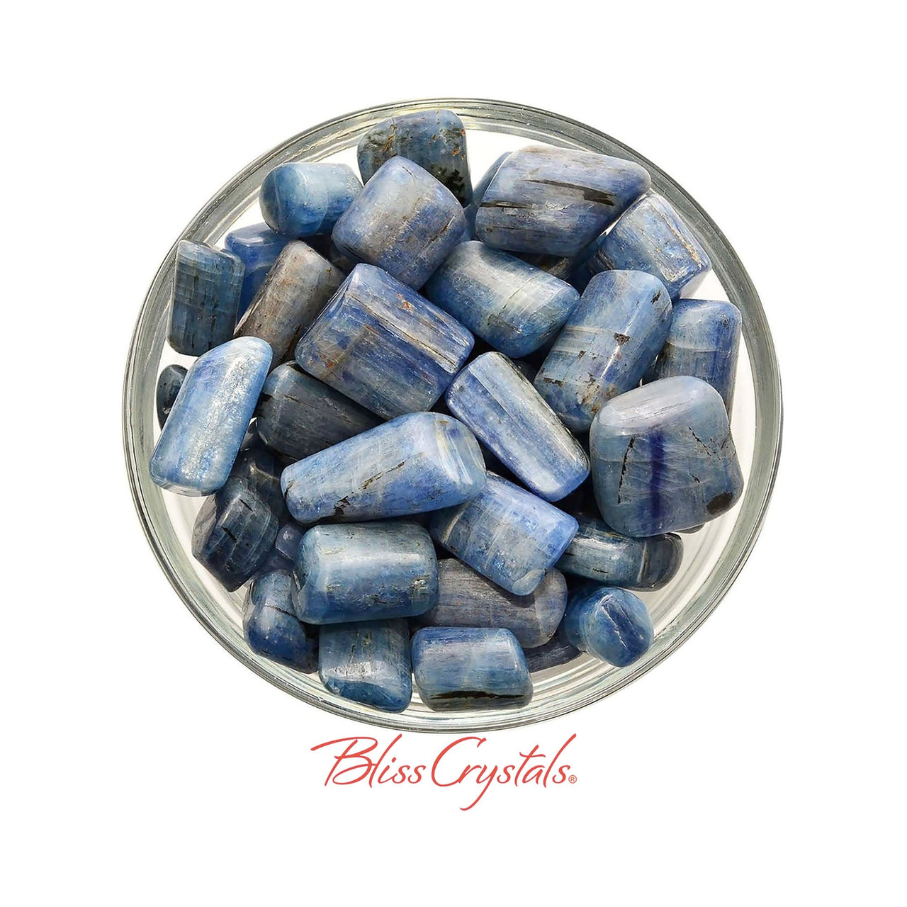 1 BLUE KYANITE Tumbled Stone for Throat Chakra #BK05