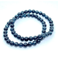 Thumbnail for 1 Blue Tigers Eye 6 mm Beaded Bracelet #SK3865 - $16