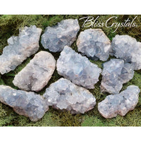 Thumbnail for 1 CELESTITE Med Geode Rough Mineral Point Specimen Crystal 