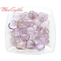 Thumbnail for 1 Gem AMETHYST Lilac Heart Medium Polished Healing Crystal 