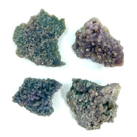Thumbnail for 1 Grape Agate Small Natural Cluster Double Sided #GA132 - 