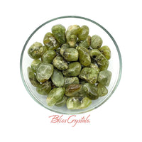 Thumbnail for 1 Green Garnet Tumbled Stone Healing Crystal and Stone for 