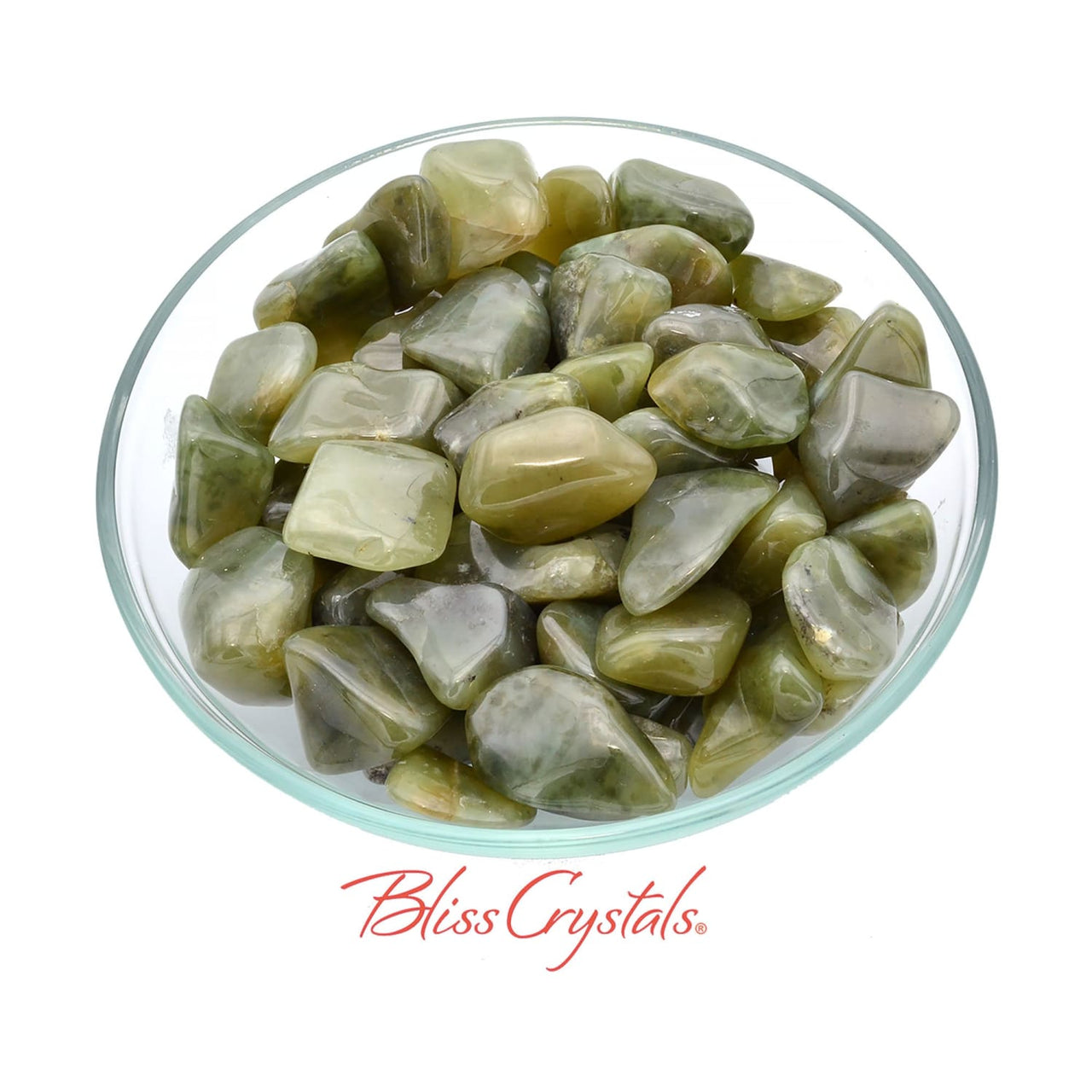 1 GROSSULARITE Olive Tumbled Stone aka Green Garnet Healing 