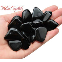 Thumbnail for 1 Large BLACK TOURMALINE Tumbled Stone Premium Grade A #BT23