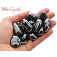 Thumbnail for 1 Large HEMATITE Tumbled Stone for grounding Healing Crystal
