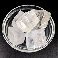 Thumbnail for 1 Optical Calcite Semi Rough Cube (55g) #SK7299 - $14