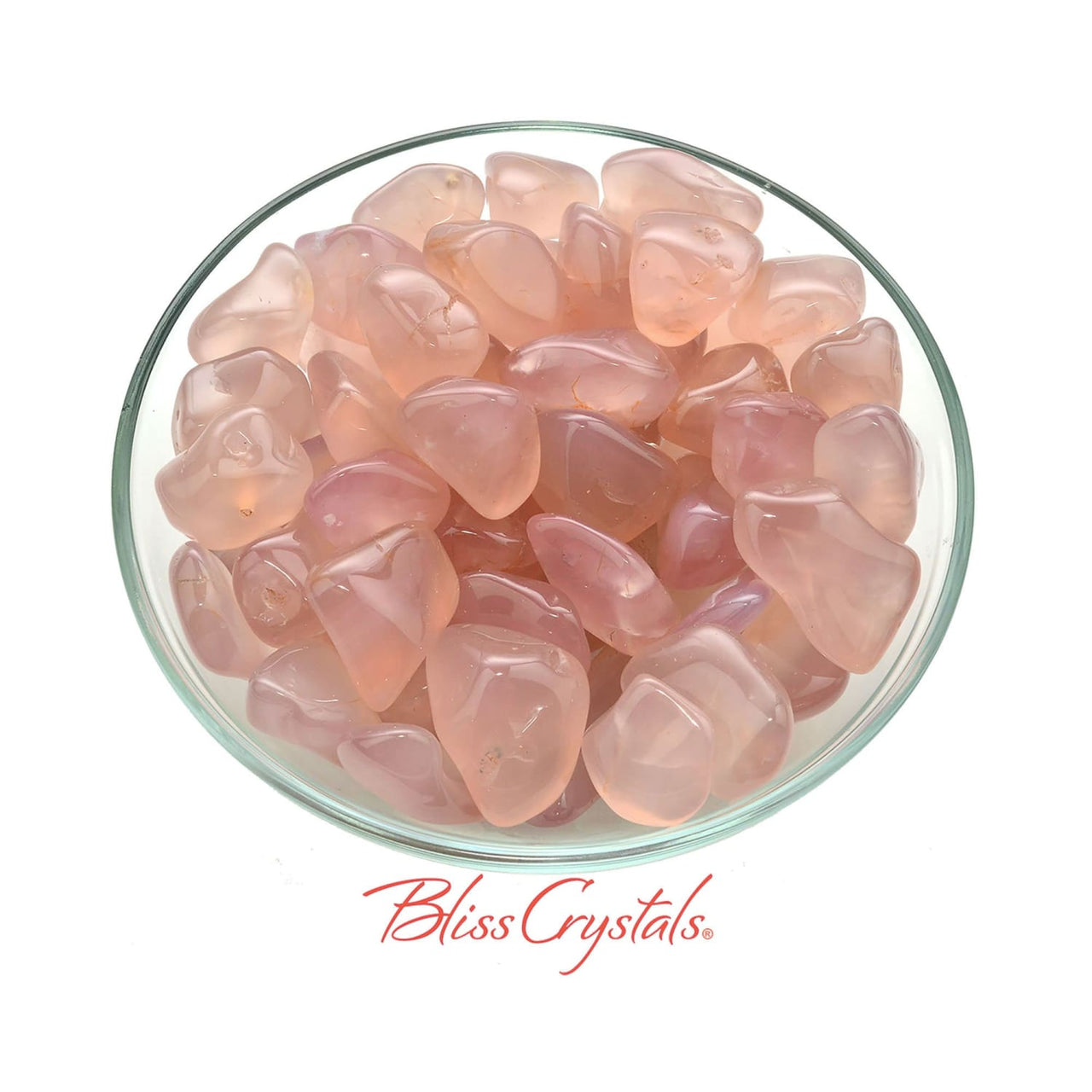 1 Pink CHALCEDONY Tumbled Stone Grade A Healing Crystal and 