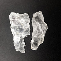 Thumbnail for 1 Selenite Ice Slab 5 + Stand (From Utah) #SK8267 - $15