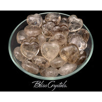 Thumbnail for 1 SMOKY QUARTZ Heart Polished Stone Healing Crystal and 