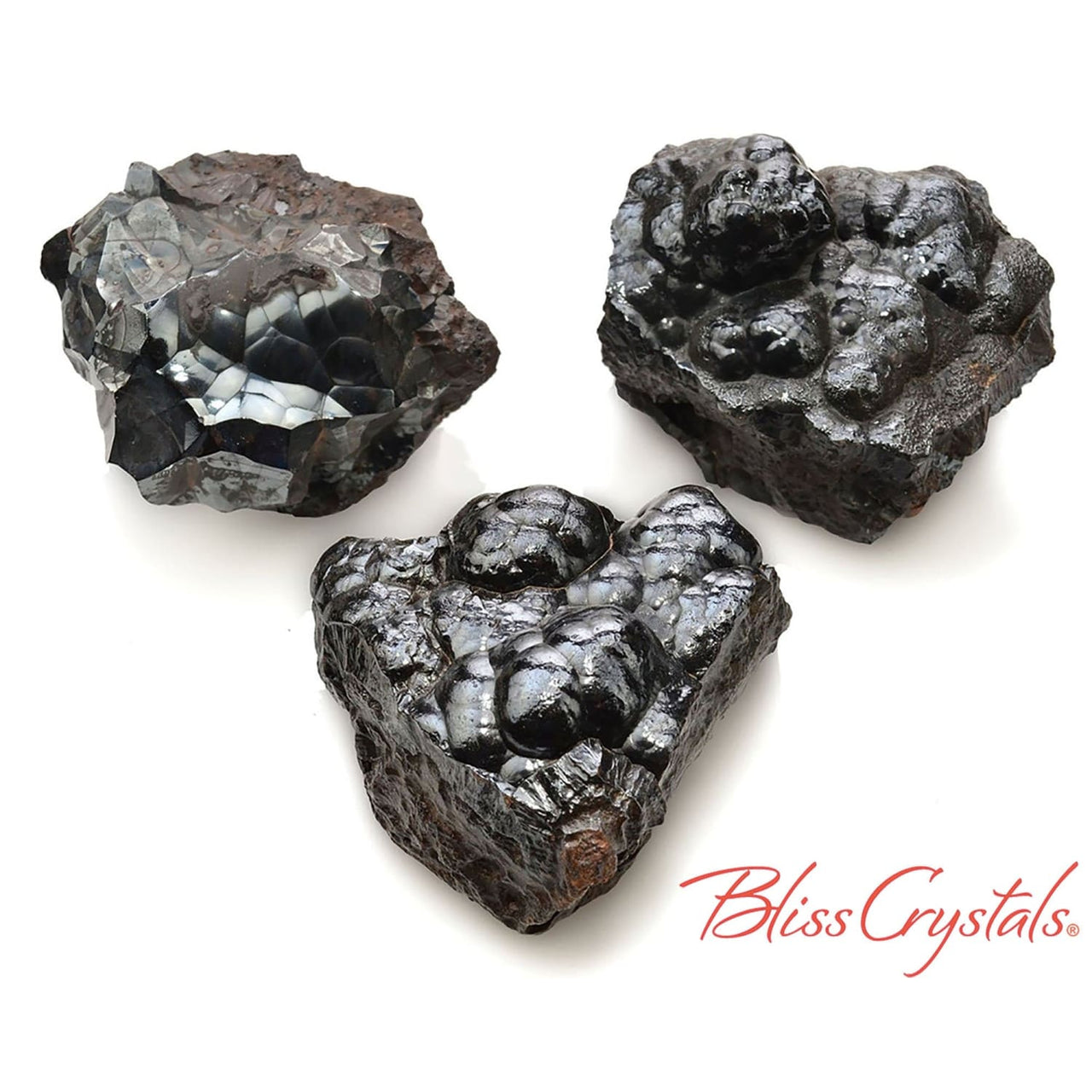 1 XL HEMATITE Rough Stone Metallic Mineral for Grounding 