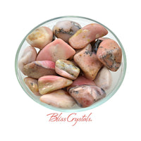 Thumbnail for 1 XL PINK OPAL Tumbled Stone Healing Crystal and Stone for 