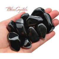 Thumbnail for 1 XXL BLACK TOURMALINE Tumbled Stone Premium Grade A #BT25