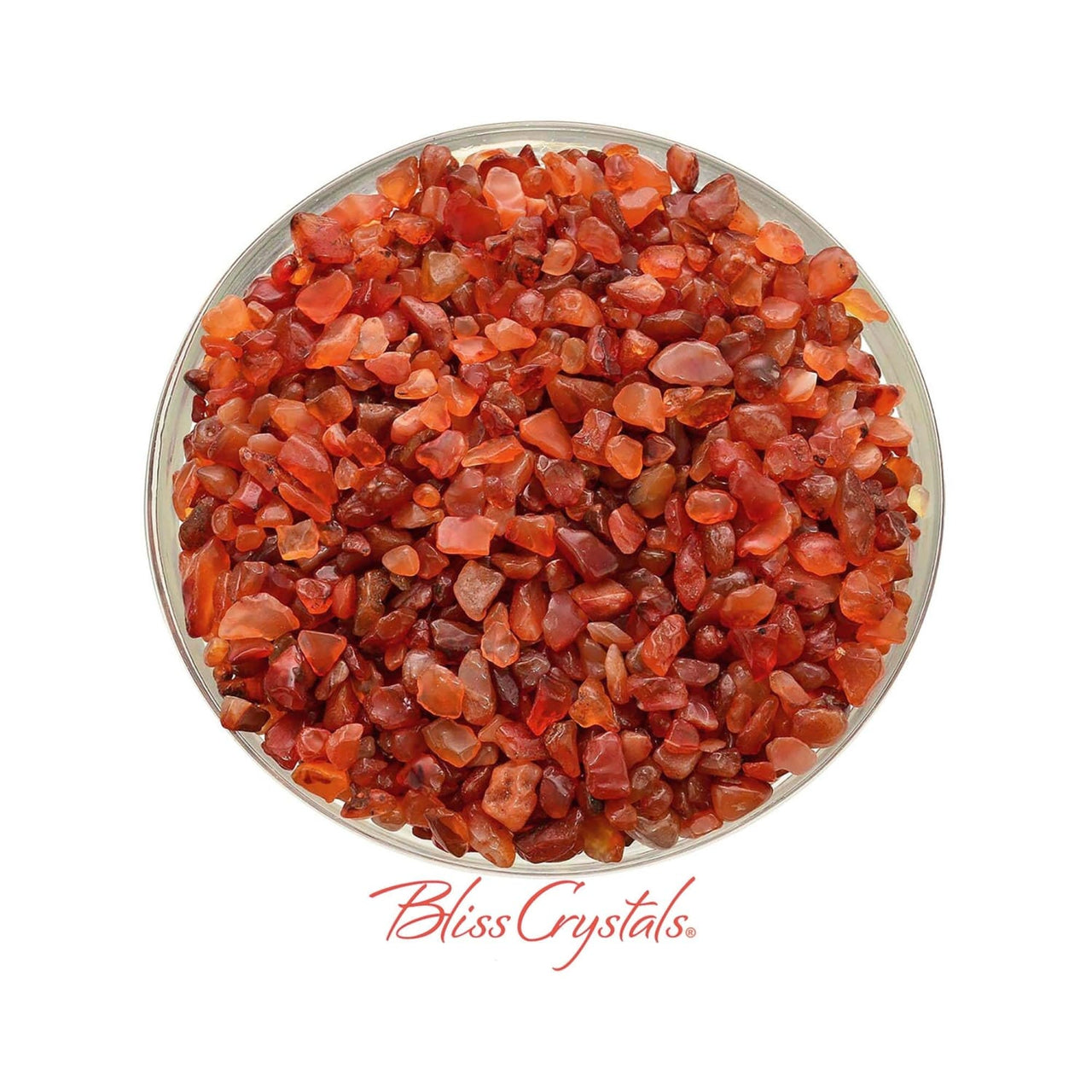 2 oz Parcel CARNELIAN XS Chips Semi Tumbled Stones for 