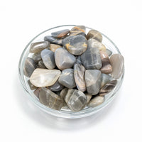 Thumbnail for 2 Silver Moonstone Large Tumble Stone AKA Silversheen 