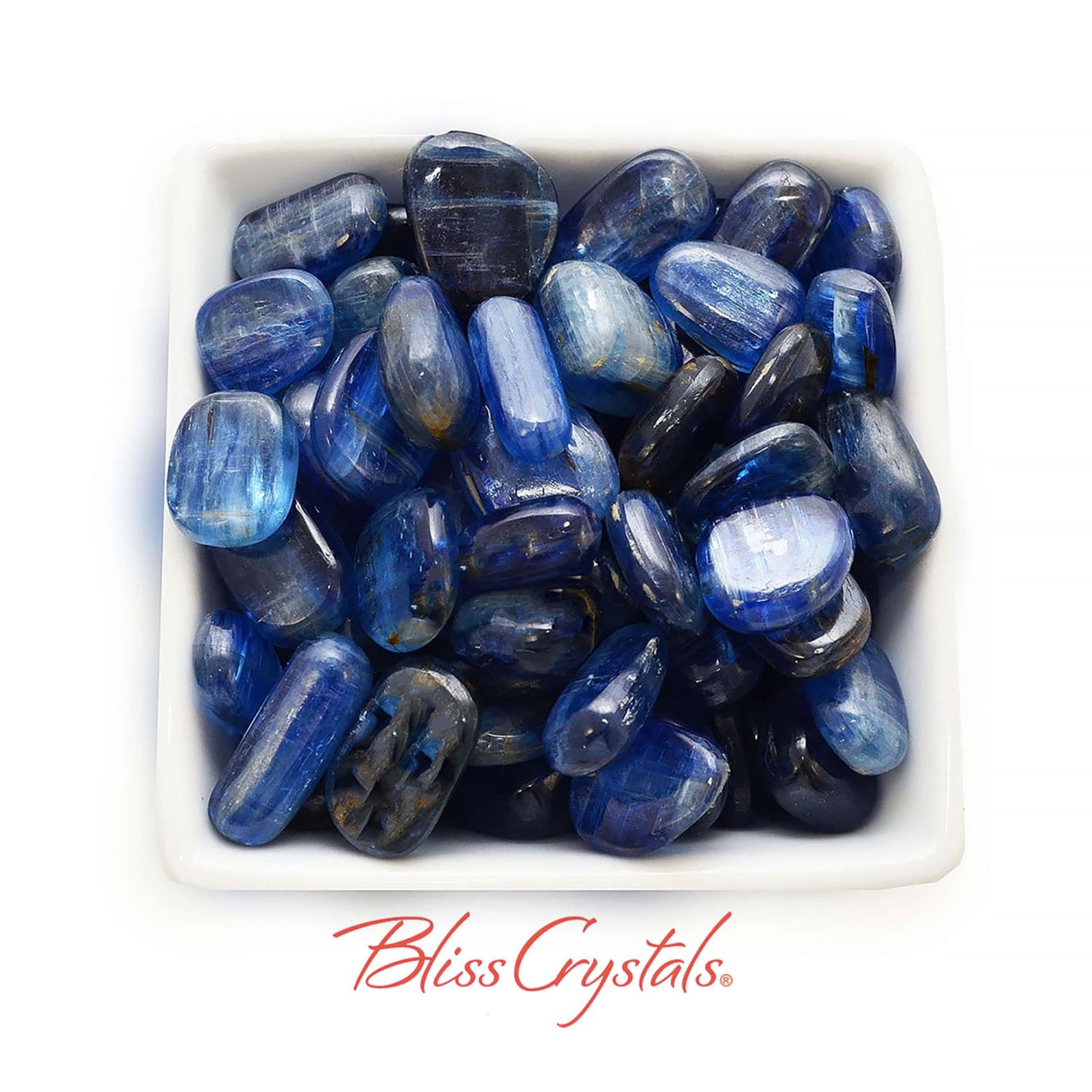 3 BLUE KYANITE XS Gemmy Polished Tumbled Stone Crystal #W2