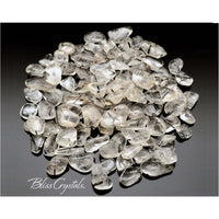 Thumbnail for 50 Carat XS Tourmalinated QUARTZ CRYSTAL Mini Tumbled Stone 