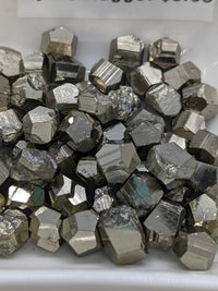 Thumbnail for Pyrite Mini Nugget Natural Geometric Shape #R201