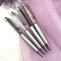 Thumbnail for Crystal Manifesting Writing Pen Silver Tone #SK9500