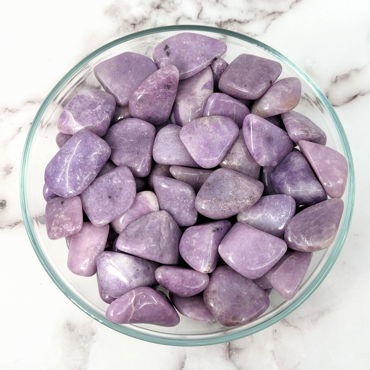 Lepidolite Mauve Purple 1" - 1.4" Tumbled Stone #LV1532