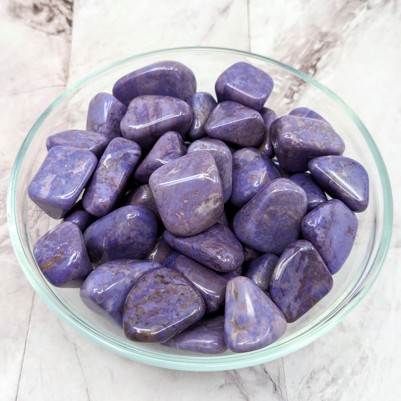 Purple Jade Tumble Stone (1-1.5") #LV2293