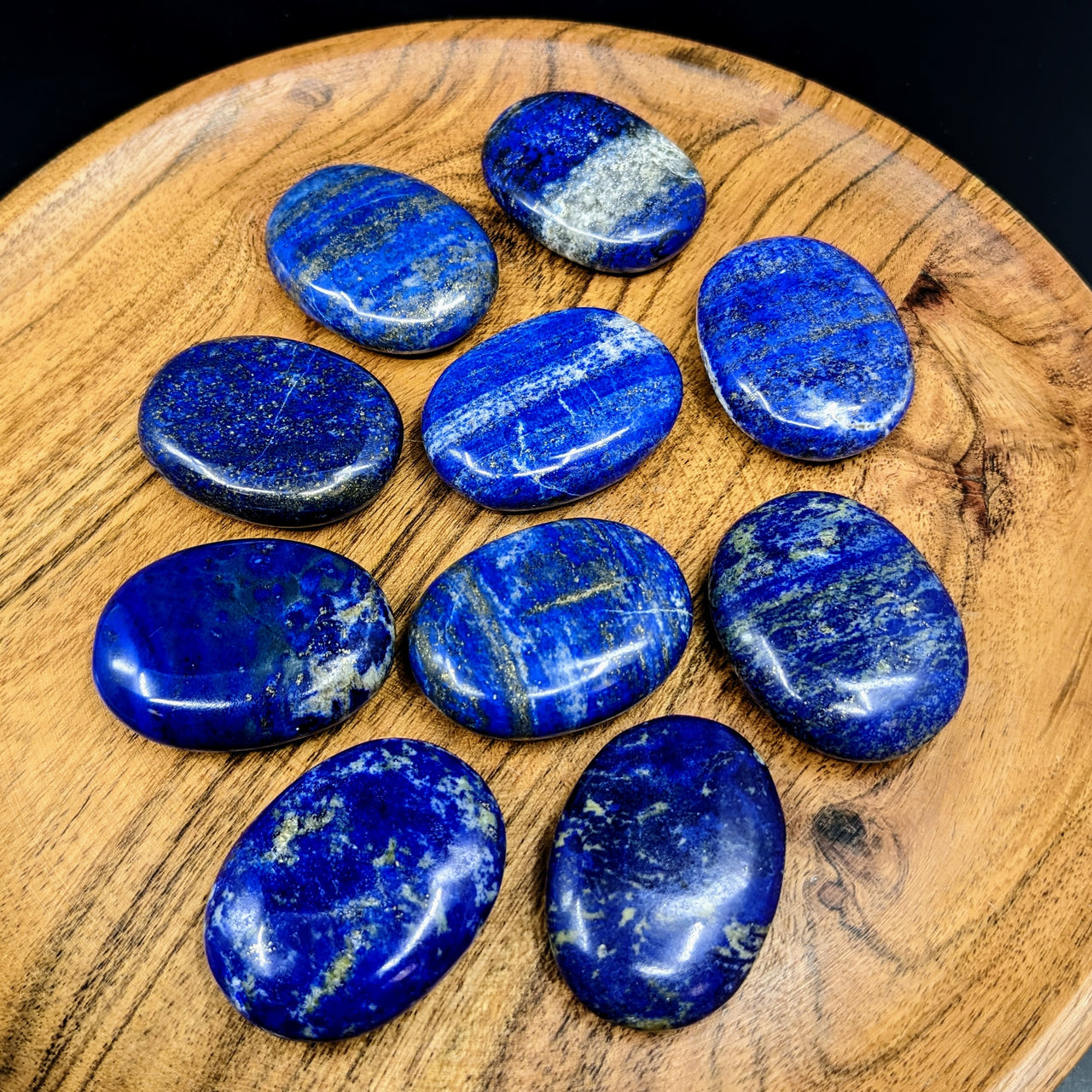 Lapis Lazuli 1.6" Soap Palm Stone #LV2718