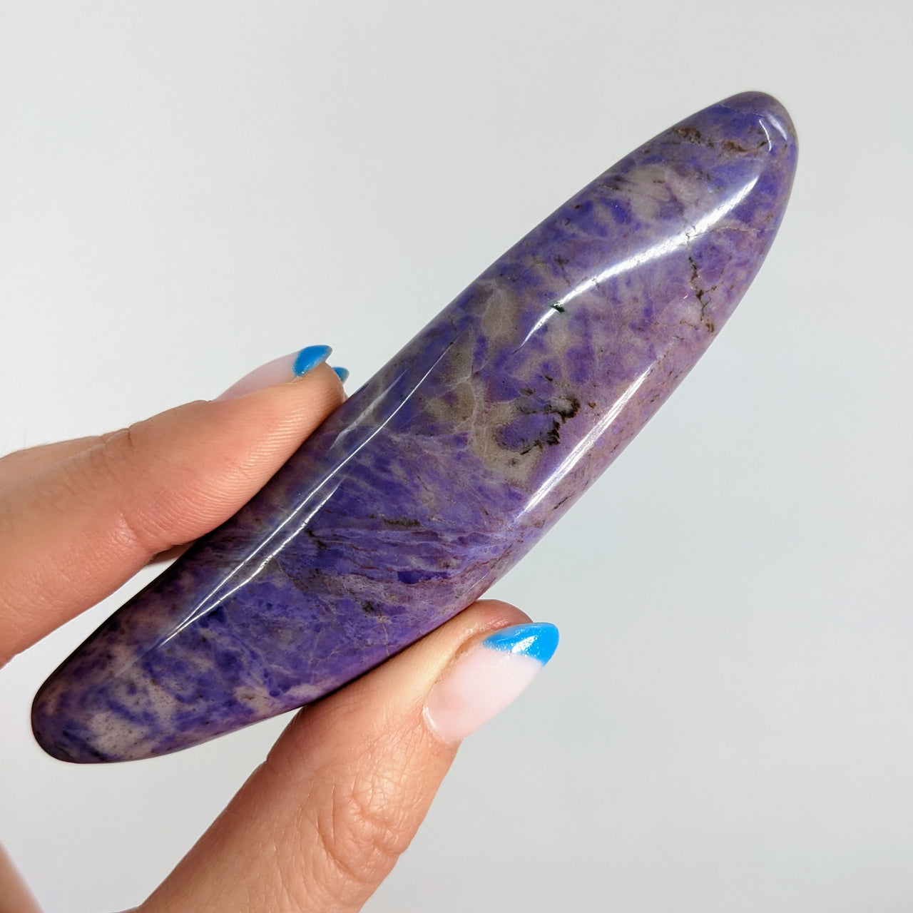 Purple Jade "A" 4" Polished Wand #LV2933
