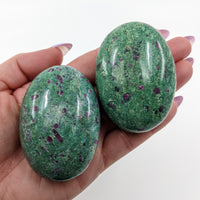 Thumbnail for Ruby Fuchsite Palm (118g) SALE 10% OFF #SK8087