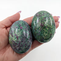 Thumbnail for Ruby Fuchsite Palm (118g) SALE 10% OFF #SK8087