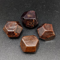 Thumbnail for Faceted Red Garnet Polygon Polished Stone #SK8089