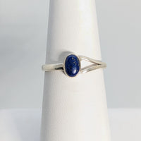 Thumbnail for Lapis Dainty Ring Oval Sterling Silver #SK7997