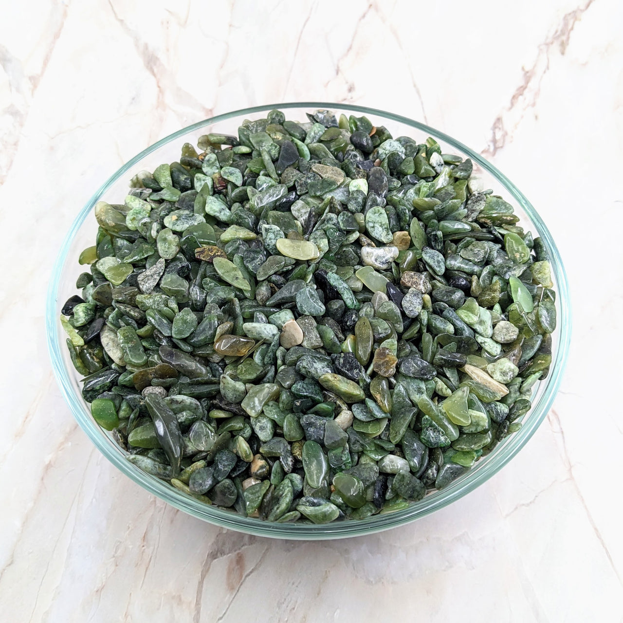 Green Moss Agate Mini Stones 28 gm Parcel #MA01