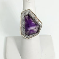 Thumbnail for Star Amethyst  Sterling Silver Ring Sz 7 #SK9065