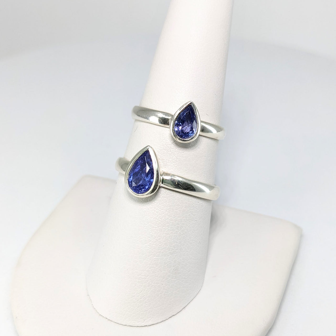 Tanzanite Faceted  Teardrop Ring - Pick Size (2g) #SK9358
