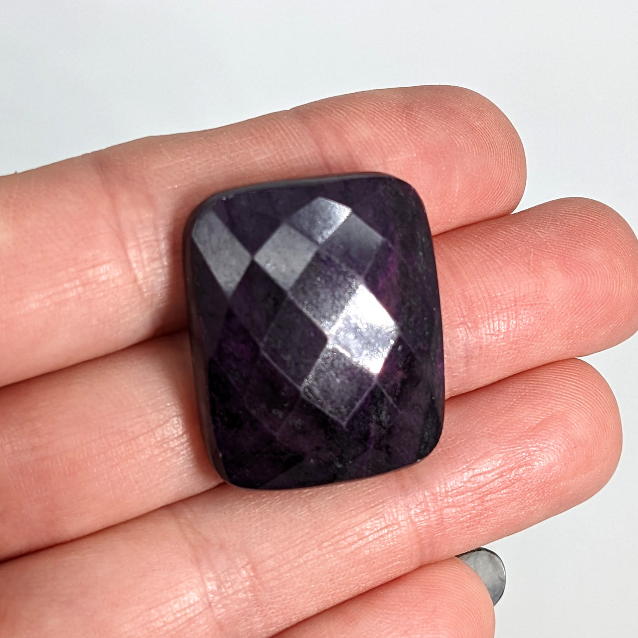 Sugilite Faceted 1.1" Rectangle Cabochon #SK9492