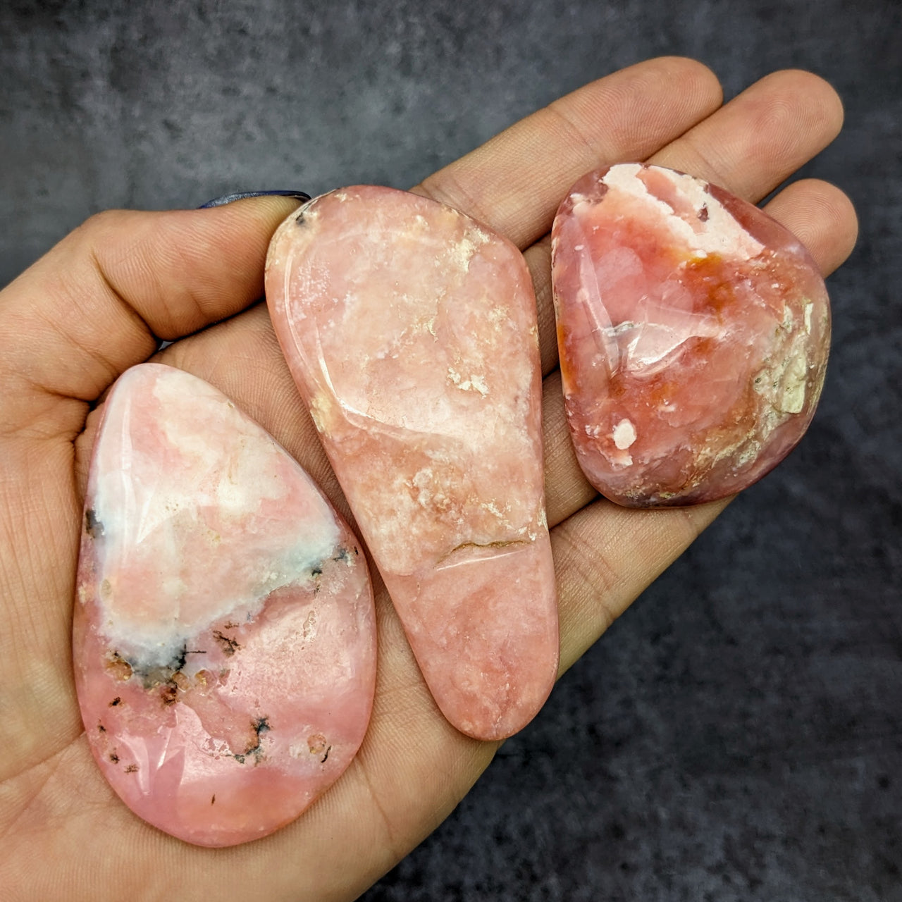 Pink Opal 2-3" Tumbled Stone #SK9972