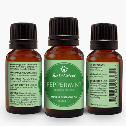 Peppermint Essential Oil Single Note by Best of Nature #BN49