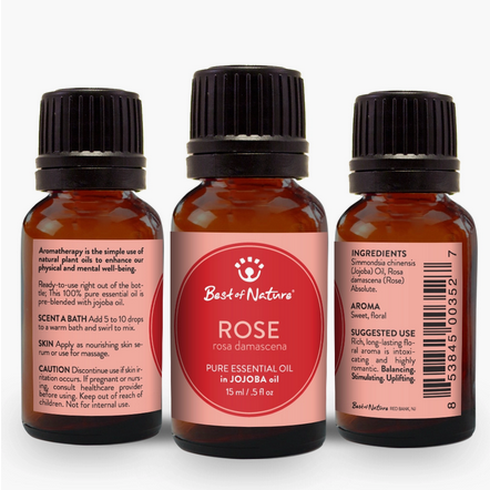 Rose Essential Oil Single Note by Best of Nature #BN51