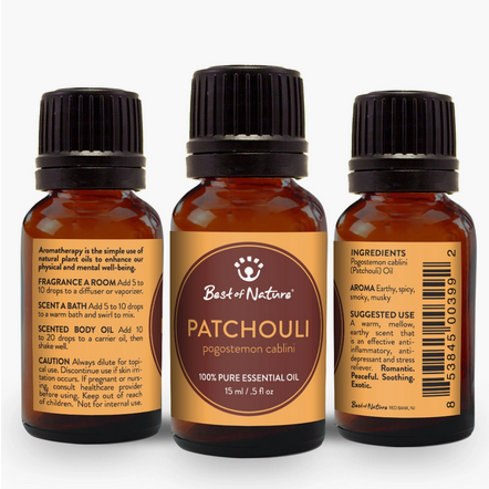 Patchouli Essential Oil Single Note by Best of Nature #BN50